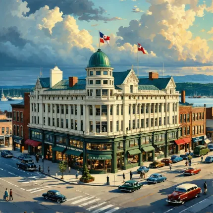 La Baie: Canada’s Retail Heritage: La Baie’s historic branding blends tradition with modern shopping.