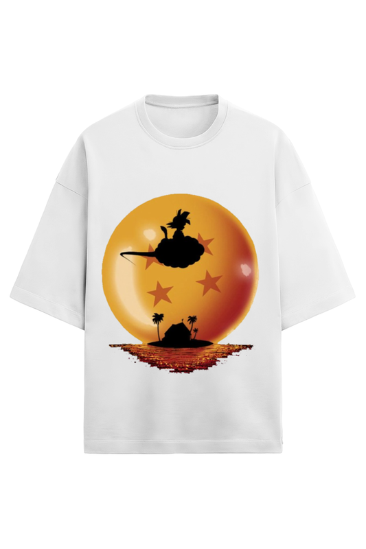 Soar to New Heights: Goku Riding Nimbus Graphic Tee, Exclusively at Eleganza
