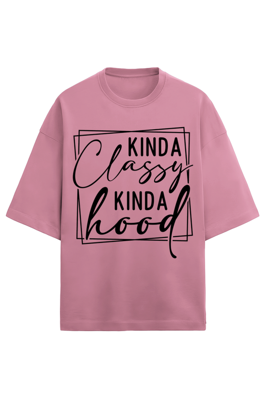 Chill Out in Style: Eleganza Unisex Terry Cotton Oversized T-Shirt with Fun & Cool Quote Print